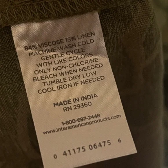 ❗️SOLD❗️Dip Olive Green Floral Print Maxi Dress size 3x new - Picture 7 of 9